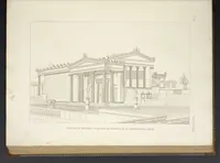 An illustration from L'architettura antica descritta e dimostrata coi monumenti ... : opera divisa in tre sezioni risguardanti la storia, la teorica, e le pratiche dell' architettura egiziana, greca e romana (1830)