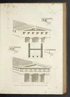 An illustration from L'architettura antica descritta e dimostrata coi monumenti ... : opera divisa in tre sezioni risguardanti la storia, la teorica, e le pratiche dell' architettura egiziana, greca e romana (1830)