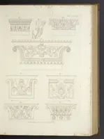 An illustration from L'architettura antica descritta e dimostrata coi monumenti ... : opera divisa in tre sezioni risguardanti la storia, la teorica, e le pratiche dell' architettura egiziana, greca e romana (1830)