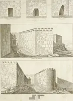 An illustration from L'architettura antica descritta e dimostrata coi monumenti ... : opera divisa in tre sezioni risguardanti la storia, la teorica, e le pratiche dell' architettura egiziana, greca e romana (1830)