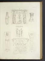 An illustration from L'architettura antica descritta e dimostrata coi monumenti ... : opera divisa in tre sezioni risguardanti la storia, la teorica, e le pratiche dell' architettura egiziana, greca e romana (1830)