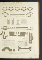 An illustration from L'architettura antica descritta e dimostrata coi monumenti ... : opera divisa in tre sezioni risguardanti la storia, la teorica, e le pratiche dell' architettura egiziana, greca e romana (1830)