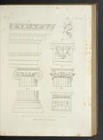 Picture 102 of 155 from L'architettura antica descritta e dimostrata coi monumenti ... : opera divisa in tre sezioni risguardanti la storia, la teorica, e le pratiche dell' architettura egiziana, greca e romana (1830), leaf 252