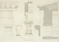 Picture 105 of 155 from L'architettura antica descritta e dimostrata coi monumenti ... : opera divisa in tre sezioni risguardanti la storia, la teorica, e le pratiche dell' architettura egiziana, greca e romana (1830), leaf 258