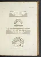 An illustration from L'architettura antica descritta e dimostrata coi monumenti ... : opera divisa in tre sezioni risguardanti la storia, la teorica, e le pratiche dell' architettura egiziana, greca e romana (1830)