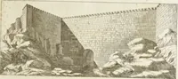 An illustration from L'architettura antica descritta e dimostrata coi monumenti ... : opera divisa in tre sezioni risguardanti la storia, la teorica, e le pratiche dell' architettura egiziana, greca e romana (1830)
