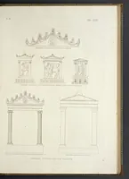 An illustration from L'architettura antica descritta e dimostrata coi monumenti ... : opera divisa in tre sezioni risguardanti la storia, la teorica, e le pratiche dell' architettura egiziana, greca e romana (1830)