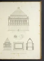 An illustration from L'architettura antica descritta e dimostrata coi monumenti ... : opera divisa in tre sezioni risguardanti la storia, la teorica, e le pratiche dell' architettura egiziana, greca e romana (1830)