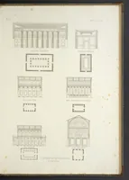 An illustration from L'architettura antica descritta e dimostrata coi monumenti ... : opera divisa in tre sezioni risguardanti la storia, la teorica, e le pratiche dell' architettura egiziana, greca e romana (1830)