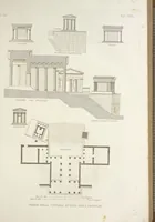 An illustration from L'architettura antica descritta e dimostrata coi monumenti ... : opera divisa in tre sezioni risguardanti la storia, la teorica, e le pratiche dell' architettura egiziana, greca e romana (1830)