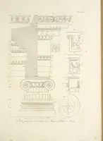 An illustration from L'architettura antica descritta e dimostrata coi monumenti ... : opera divisa in tre sezioni risguardanti la storia, la teorica, e le pratiche dell' architettura egiziana, greca e romana (1830)