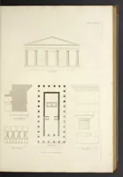 An illustration from L'architettura antica descritta e dimostrata coi monumenti ... : opera divisa in tre sezioni risguardanti la storia, la teorica, e le pratiche dell' architettura egiziana, greca e romana (1830)