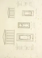An illustration from L'architettura antica descritta e dimostrata coi monumenti ... : opera divisa in tre sezioni risguardanti la storia, la teorica, e le pratiche dell' architettura egiziana, greca e romana (1830)