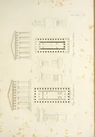 An illustration from L'architettura antica descritta e dimostrata coi monumenti ... : opera divisa in tre sezioni risguardanti la storia, la teorica, e le pratiche dell' architettura egiziana, greca e romana (1830)