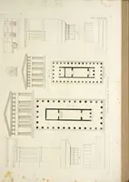 An illustration from L'architettura antica descritta e dimostrata coi monumenti ... : opera divisa in tre sezioni risguardanti la storia, la teorica, e le pratiche dell' architettura egiziana, greca e romana (1830)