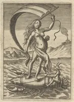 An illustration from Viridarium hieroglyphico-morale : in quo virtutes et vitia atqve mores huius aevi secundum tres ordines hierarchicos -- ecclesiasticum, politicum, oeconomicum ... explicantur : & non tantum dictis & exemplis historiarum veterum ac recentium, ex sacris scripturis, sanctis patribus, seu dd. Ecclesiae, poetis, philosophis, historicis cum christianorum tum gentilium, sed etiam artificiosissimis eiconibus hieroglyphicis illustrantur ... (1619)