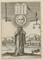 Picture 32 of 67 from Viridarium hieroglyphico-morale : in quo virtutes et vitia atqve mores huius aevi secundum tres ordines hierarchicos -- ecclesiasticum, politicum, oeconomicum ... explicantur : & non tantum dictis & exemplis historiarum veterum ac recentium, ex sacris scripturis, sanctis patribus, seu dd. Ecclesiae, poetis, philosophis, historicis cum christianorum tum gentilium, sed etiam artificiosissimis eiconibus hieroglyphicis illustrantur ... (1619), leaf 95
