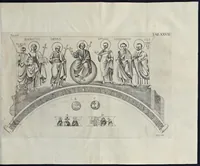 Picture 18 of 30 from Vetera monimenta : in quibus praecipuè musiva opera sacarum profanarumque aedium structura, ac nonnulli antiqui ritus, dissertatiobus, iconibusque illustrantur (1690), leaf 186