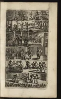 An illustration from Eerste deel der school-geleertheyd, genoemt Het portael : inhoudende de grondtveste der dingen, en onser wijsheyd omtrent de dingen, als mede der latijnschen tael met de moeder-tael ... = Joh. Amos ComenI prima pars Scholasticae eruditionis, dicta vestibulum : continens fundamenta rerum, & nostrae sapientiae circa res, ut & latinae linguae cum vernacula (1658)
