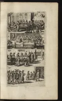An illustration from Eerste deel der school-geleertheyd, genoemt Het portael : inhoudende de grondtveste der dingen, en onser wijsheyd omtrent de dingen, als mede der latijnschen tael met de moeder-tael ... = Joh. Amos ComenI prima pars Scholasticae eruditionis, dicta vestibulum : continens fundamenta rerum, & nostrae sapientiae circa res, ut & latinae linguae cum vernacula (1658)
