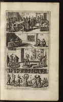 An illustration from Eerste deel der school-geleertheyd, genoemt Het portael : inhoudende de grondtveste der dingen, en onser wijsheyd omtrent de dingen, als mede der latijnschen tael met de moeder-tael ... = Joh. Amos ComenI prima pars Scholasticae eruditionis, dicta vestibulum : continens fundamenta rerum, & nostrae sapientiae circa res, ut & latinae linguae cum vernacula (1658)