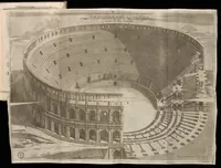 An illustration from Description des arenes ou l'amphitheatre d'Arles (1665)