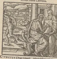 An illustration from Emblemata, et aliqvot nvmmi antiqvi operis, Ioan. Sambvci Tirnaviensis Pannonii (1576)