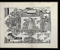 Picture 21 of 30 from Architectur, nach antiquitetischer Lehr vnd geometrischer Ausstheilung, allen kunstreichen Handtwerckeren, Werckmeisteren, Goldtschmieden, Bildthäweren, Schreyneren, Steinmetzeren, Mähleren [et]c. vnd fort allen denen so sich des Circkels vnd Richtscheydts gebrauchen zu Nutz vnd Gefallen ins Kupffer geschnitten vnd an Tag geben (1659), leaf 46