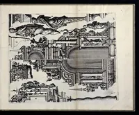 Picture 27 of 30 from Architectur, nach antiquitetischer Lehr vnd geometrischer Ausstheilung, allen kunstreichen Handtwerckeren, Werckmeisteren, Goldtschmieden, Bildthäweren, Schreyneren, Steinmetzeren, Mähleren [et]c. vnd fort allen denen so sich des Circkels vnd Richtscheydts gebrauchen zu Nutz vnd Gefallen ins Kupffer geschnitten vnd an Tag geben (1659), leaf 58
