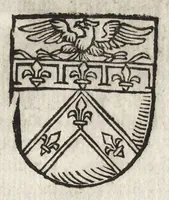 An illustration from Cronologia delle famiglie nobili di Bologna, con le loro insegne, e nel fine i cimieri : centuria prima, con vn breue discorso della medesima città (1670)