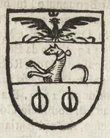 Picture 31 of 70 from Cronologia delle famiglie nobili di Bologna, con le loro insegne, e nel fine i cimieri : centuria prima, con vn breue discorso della medesima città (1670), leaf 339