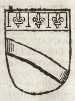 An illustration from Cronologia delle famiglie nobili di Bologna, con le loro insegne, e nel fine i cimieri : centuria prima, con vn breue discorso della medesima città (1670)