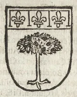 Picture 55 of 70 from Cronologia delle famiglie nobili di Bologna, con le loro insegne, e nel fine i cimieri : centuria prima, con vn breue discorso della medesima città (1670), leaf 639