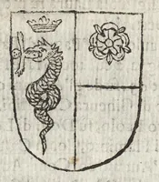 Picture 57 of 70 from Cronologia delle famiglie nobili di Bologna, con le loro insegne, e nel fine i cimieri : centuria prima, con vn breue discorso della medesima città (1670), leaf 669