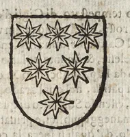 Picture 8 of 70 from Cronologia delle famiglie nobili di Bologna, con le loro insegne, e nel fine i cimieri : centuria prima, con vn breue discorso della medesima città (1670), leaf 88