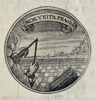 Picture 7 of 9 from Aurea virtutum catena matrimonialis : per illustribus ac generosissimis sponsis dn. Cornificio Trolle et virgini generosissimae Birgittae Ranzou caelitus oblata sed in theatrum nuptiale demum devote prolata à J.H. Vhlich 12. [Septem]bris a.o 1660 (1660), leaf 24