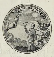 Picture 2 of 9 from Aurea virtutum catena matrimonialis : per illustribus ac generosissimis sponsis dn. Cornificio Trolle et virgini generosissimae Birgittae Ranzou caelitus oblata sed in theatrum nuptiale demum devote prolata à J.H. Vhlich 12. [Septem]bris a.o 1660 (1660), leaf 9