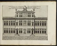 An illustration from Antiqvae vrbis splendor : hoc est præcipva eivsdem templa, amphitheatra, theatra, circi, navmachiæ, arcvs trivmphales, mavsolea aliaqve svmptvosiora ædificia, Pompæ item trivmphalis et colossæarvm imaginvm descriptio (1612)
