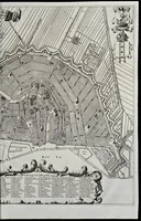 An illustration from Beschryvinge van Amsterdam : zynde een naukeurige verhandelinge van desselfs eerste oorspruk uyt den huyse der heeren van Amstel, en Amstellant : haar vergrootingen, rykdom, en wyze van regeeringe, tot den jare 1691 : voor dezen uit verscheide oude historie-schryvers be eengesteld, en uytgegeven : en nu uit een meenigte van oude schriften, authentyke stukken, en met kopere afbeeldingen verciert, nooit voor desen gedruckt geweest, beschreven, en vermeerdert (1693)