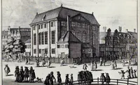 Picture 34 of 34 from Beschryvinge van Amsterdam : zynde een naukeurige verhandelinge van desselfs eerste oorspruk uyt den huyse der heeren van Amstel, en Amstellant : haar vergrootingen, rykdom, en wyze van regeeringe, tot den jare 1691 : voor dezen uit verscheide oude historie-schryvers be eengesteld, en uytgegeven : en nu uit een meenigte van oude schriften, authentyke stukken, en met kopere afbeeldingen verciert, nooit voor desen gedruckt geweest, beschreven, en vermeerdert (1693), leaf 636