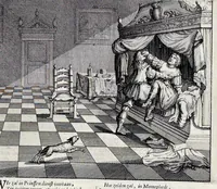 Picture 2 of 34 from Beschryvinge van Amsterdam : zynde een naukeurige verhandelinge van desselfs eerste oorspruk uyt den huyse der heeren van Amstel, en Amstellant : haar vergrootingen, rykdom, en wyze van regeeringe, tot den jare 1691 : voor dezen uit verscheide oude historie-schryvers be eengesteld, en uytgegeven : en nu uit een meenigte van oude schriften, authentyke stukken, en met kopere afbeeldingen verciert, nooit voor desen gedruckt geweest, beschreven, en vermeerdert (1693), leaf 86