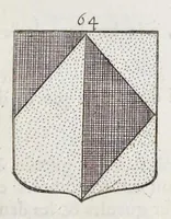 Picture 9 of 46 from La science heroique : traitant de la noblesse et de l'origine des armes, de leurs blasons & symboles : des timbres, bourlets, couronnes, cimiers, lambrequins, supports, tenans, & autres ornamens de l'ecu : de la devise & du cry de guerre, de l'ecu pendant, des pas & emprises des anciens chevaliers, & des formes differentes de leurs tombeaux : et enfin des marques exterieures de l'ecu de nos rois, des reines, enfans de France, & des officiers de la couronne, & de la maison du roy (1669), leaf 118