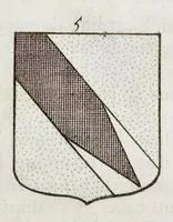 An illustration from La science heroique : traitant de la noblesse et de l'origine des armes, de leurs blasons & symboles : des timbres, bourlets, couronnes, cimiers, lambrequins, supports, tenans, & autres ornamens de l'ecu : de la devise & du cry de guerre, de l'ecu pendant, des pas & emprises des anciens chevaliers, & des formes differentes de leurs tombeaux : et enfin des marques exterieures de l'ecu de nos rois, des reines, enfans de France, & des officiers de la couronne, & de la maison du roy (1669)