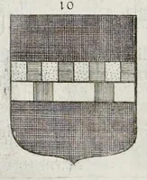 Picture 13 of 46 from La science heroique : traitant de la noblesse et de l'origine des armes, de leurs blasons & symboles : des timbres, bourlets, couronnes, cimiers, lambrequins, supports, tenans, & autres ornamens de l'ecu : de la devise & du cry de guerre, de l'ecu pendant, des pas & emprises des anciens chevaliers, & des formes differentes de leurs tombeaux : et enfin des marques exterieures de l'ecu de nos rois, des reines, enfans de France, & des officiers de la couronne, & de la maison du roy (1669), leaf 149