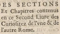An illustration from Les curiositez de l'vne et l'autre Rome, I.[-2.] partie du I.[-2.] livre. Ou, traité des plus augustes temples & autres lieux saincts de Rome chrestienne. En laquelle il est traité des sept eglises principales de Rome & de plusieurs autres qui en sont proche. Diuisé en deux liures, & enrichy de plusieurs figures en taille douce (1672)