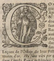 An illustration from Les curiositez de l'vne et l'autre Rome, I.[-2.] partie du I.[-2.] livre. Ou, traité des plus augustes temples & autres lieux saincts de Rome chrestienne. En laquelle il est traité des sept eglises principales de Rome & de plusieurs autres qui en sont proche. Diuisé en deux liures, & enrichy de plusieurs figures en taille douce (1672)