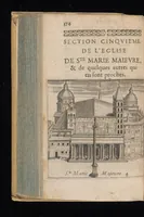 Picture 7 of 42 from Les curiositez de l'vne et l'autre Rome, I.[-2.] partie du I.[-2.] livre. Ou, traité des plus augustes temples & autres lieux saincts de Rome chrestienne. En laquelle il est traité des sept eglises principales de Rome & de plusieurs autres qui en sont proche. Diuisé en deux liures, & enrichy de plusieurs figures en taille douce (1672), leaf 395