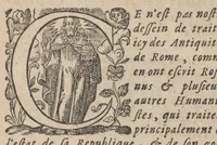An illustration from Les curiositez de l'vne et l'autre Rome, I.[-2.] partie du I.[-2.] livre. Ou, traité des plus augustes temples & autres lieux saincts de Rome chrestienne. En laquelle il est traité des sept eglises principales de Rome & de plusieurs autres qui en sont proche. Diuisé en deux liures, & enrichy de plusieurs figures en taille douce (1672)