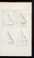 An illustration from The art of fair building: represented in the figures of several uprights of houses, with their ground-plots, fitting for persons of several qualities. Wherein is divided each room and office according to their most convenient occasion, with their heights, depths, lengths, and breadths according to proportion. With rules and directions for the placing of the doors, vvindows, chimnies, beds, stairs, and other conveniencies; with their just measures for the best advantage both of commodiousness, health, strength, and ornament. Also a description of the names and proportions of the members belonging to the framing of the timber-work, with directions and examples for the placing of them (1670)