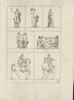 An illustration from Museum statue antiquorum : collection de statues des divers museum de Rome, Naples, Florence, &c : à l'usage des peintres, sculpteurs, architectes et amateurs des beaux arts (1700)